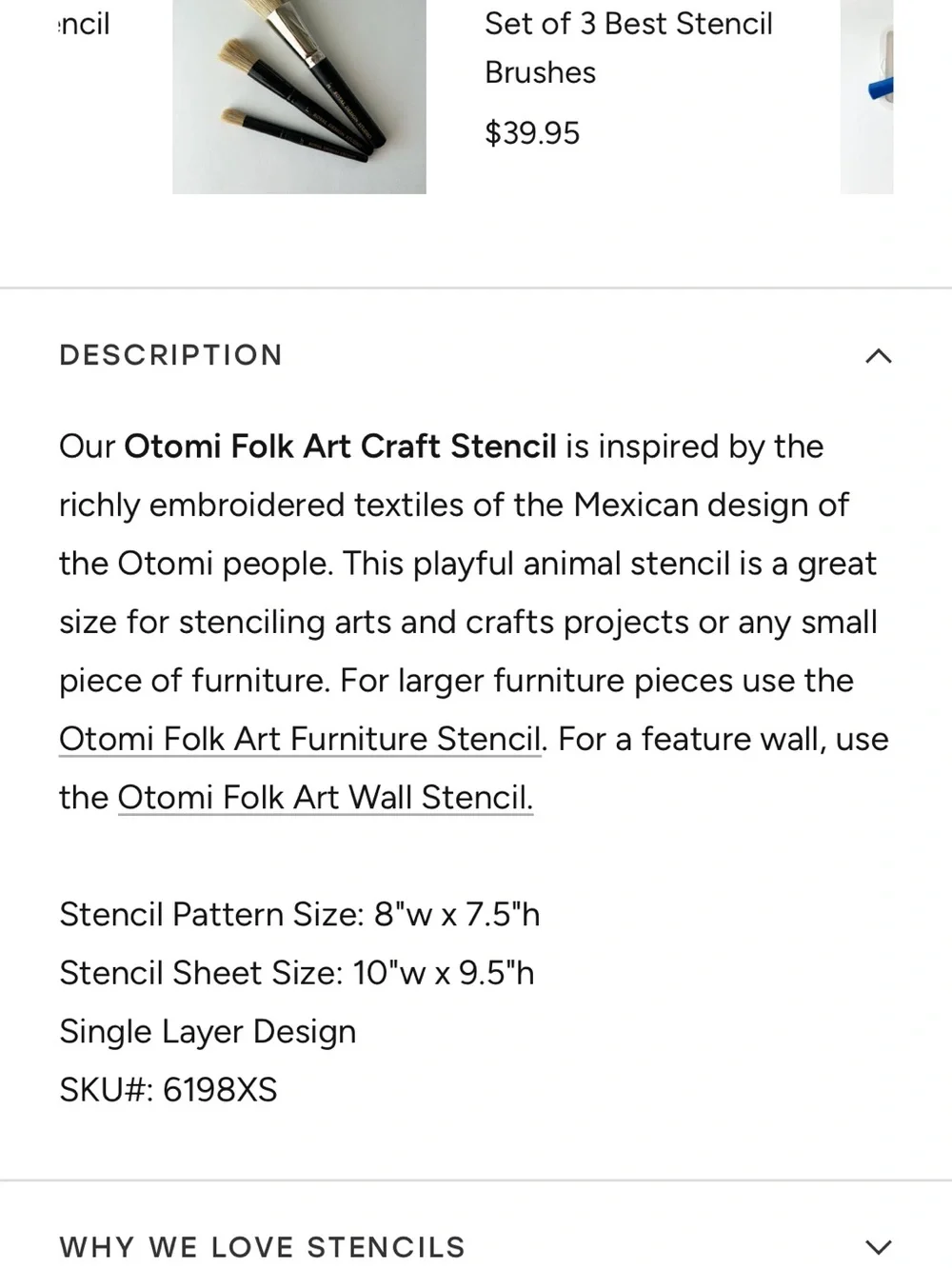 Royal design studio - mini craft stencils